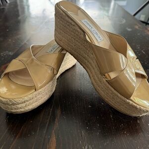 JIMMY CHOO ESPADRILLES - SIZE 8 US / SIZE 39 EURO